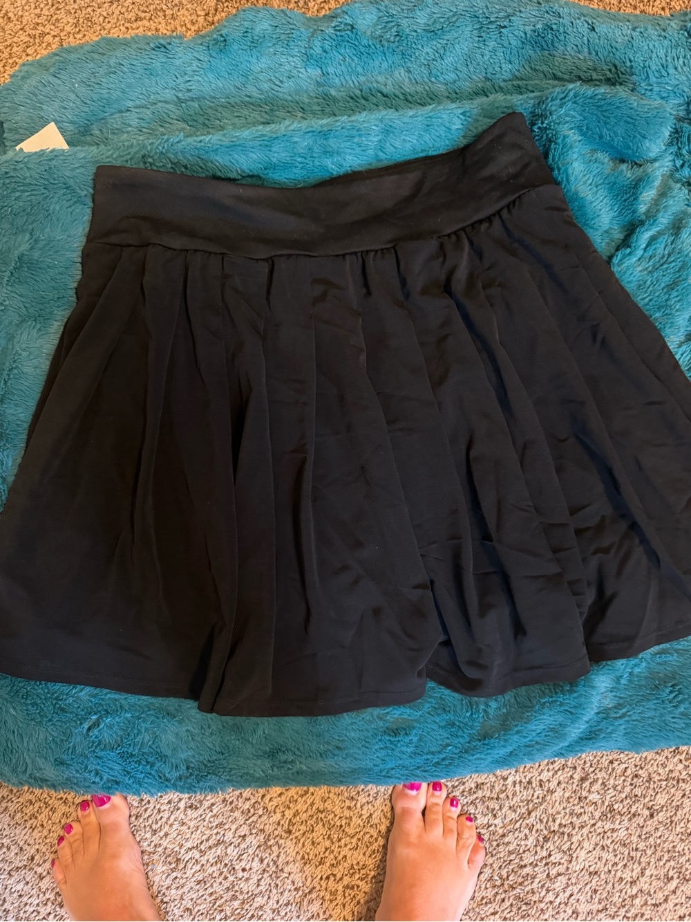 torrid Black Pleated Skater Skirt